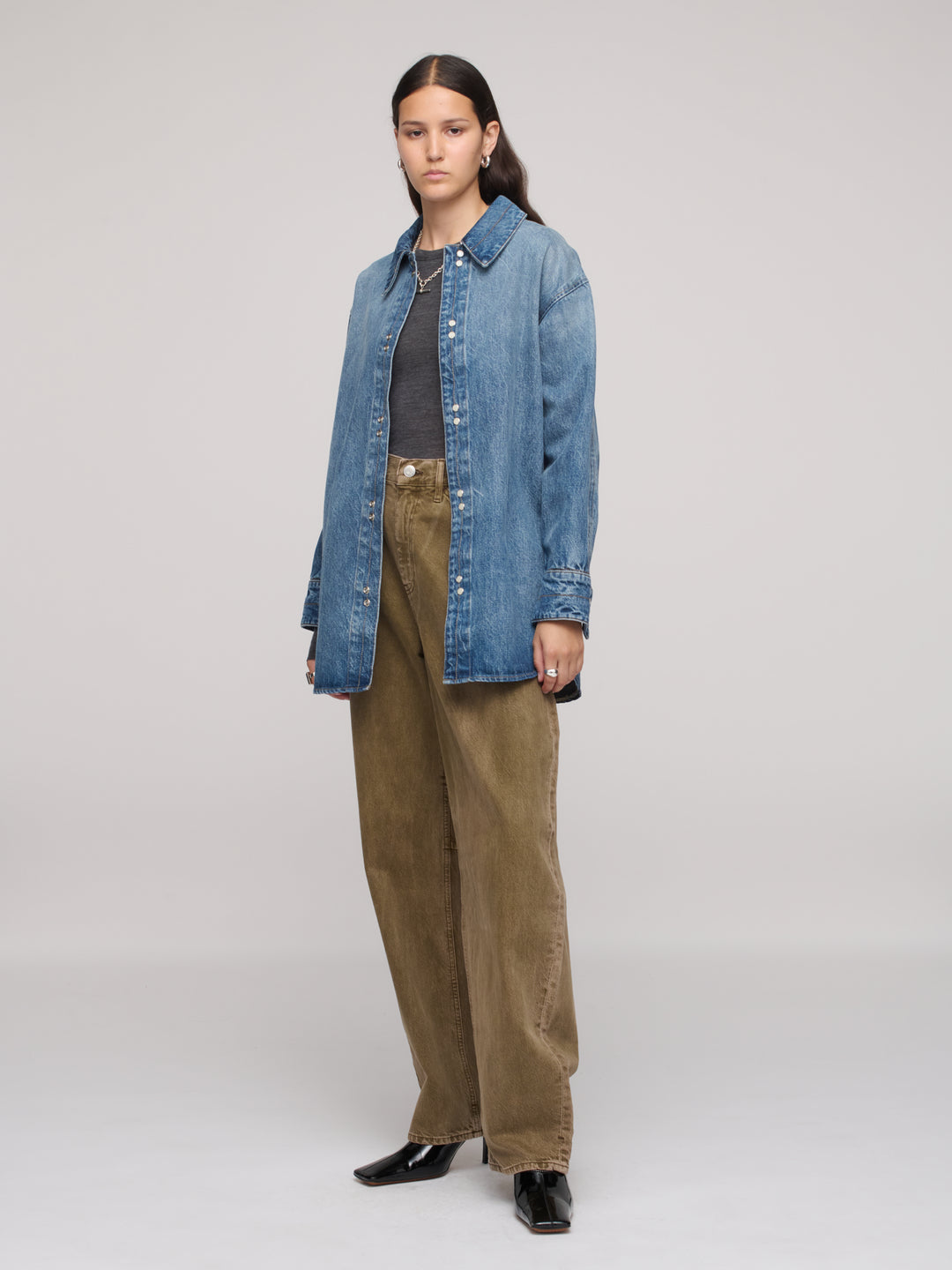 Stack Shirt - Smoke Blue
