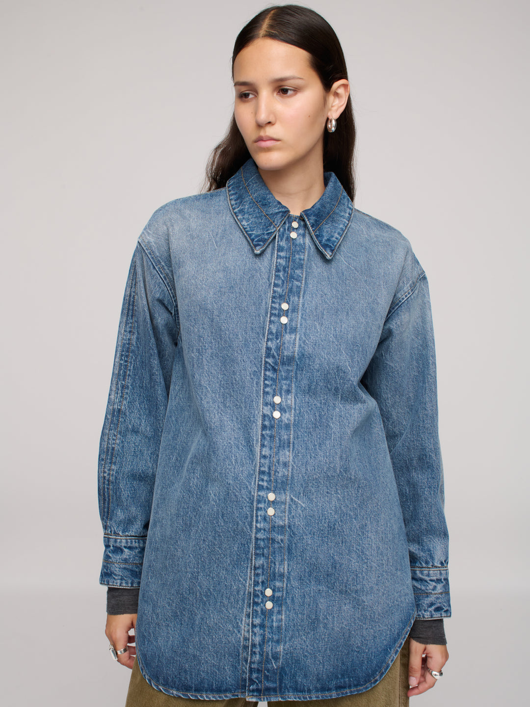 Stack Shirt - Smoke Blue