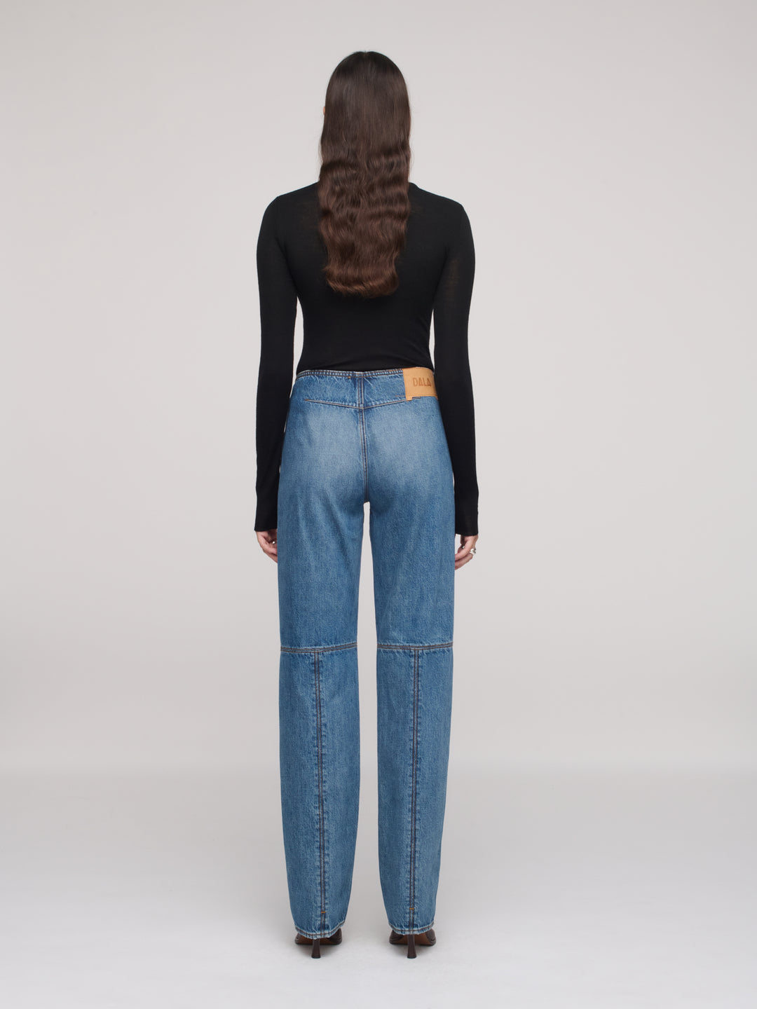 Faux Alley Jean - Smoke Blue