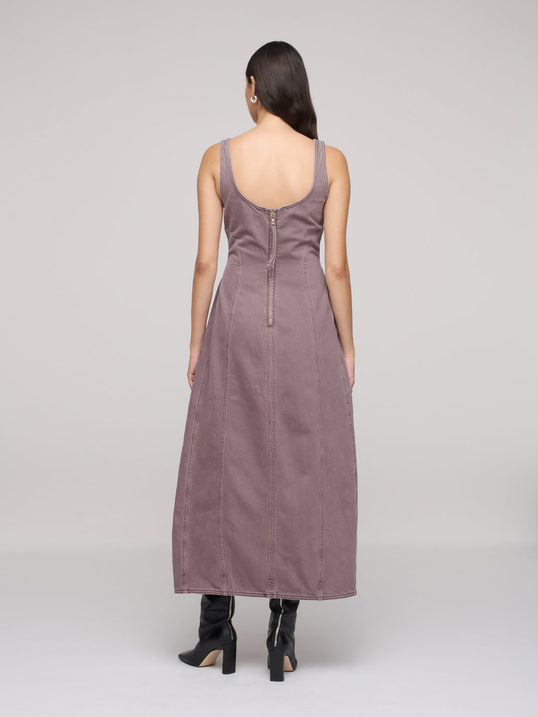 Cocoon Bustier Dress - Sparrow