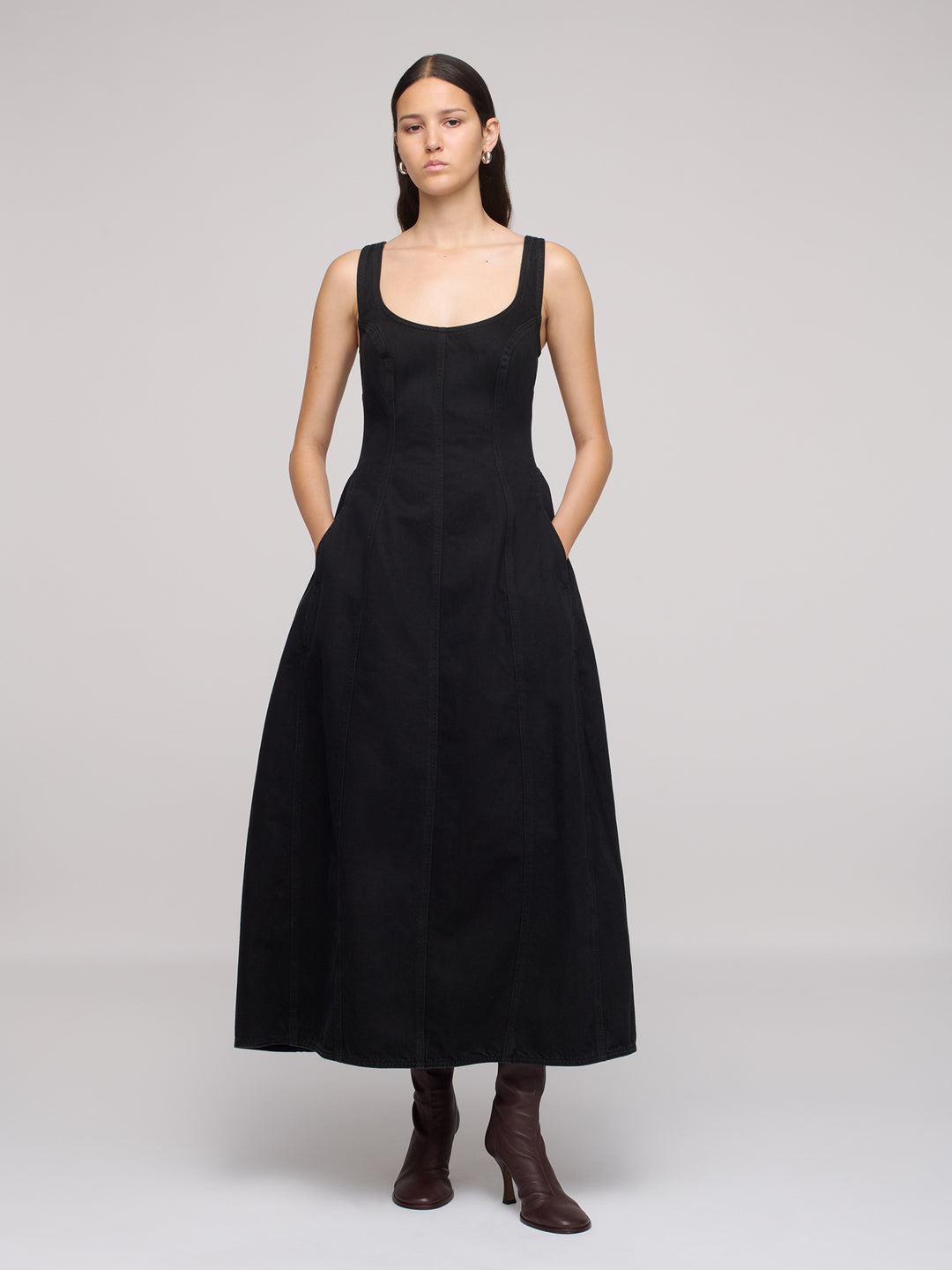 Cocoon Bustier Dress - One Year Black