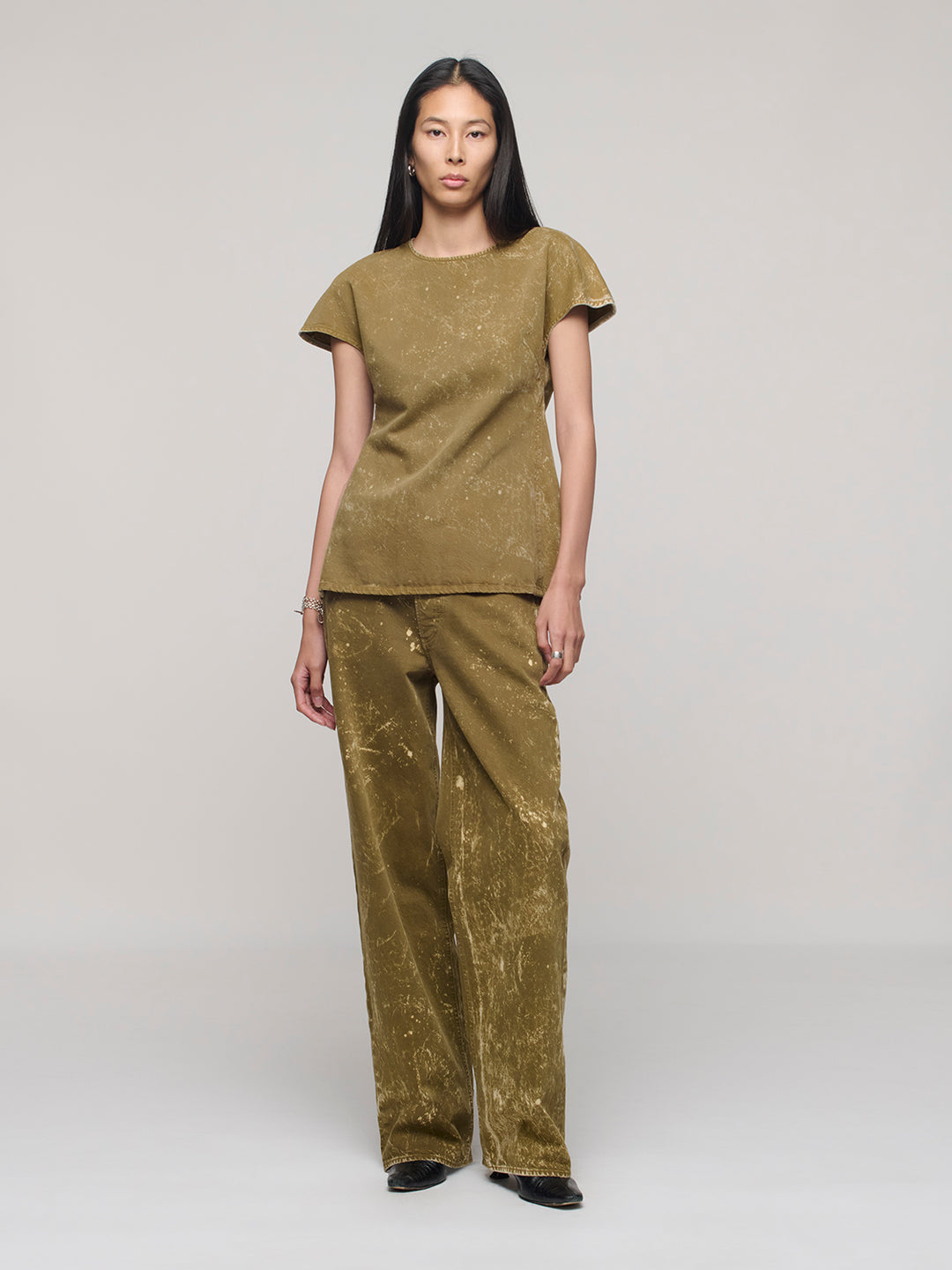 Linear T-Shirt - Mineral Lizard
