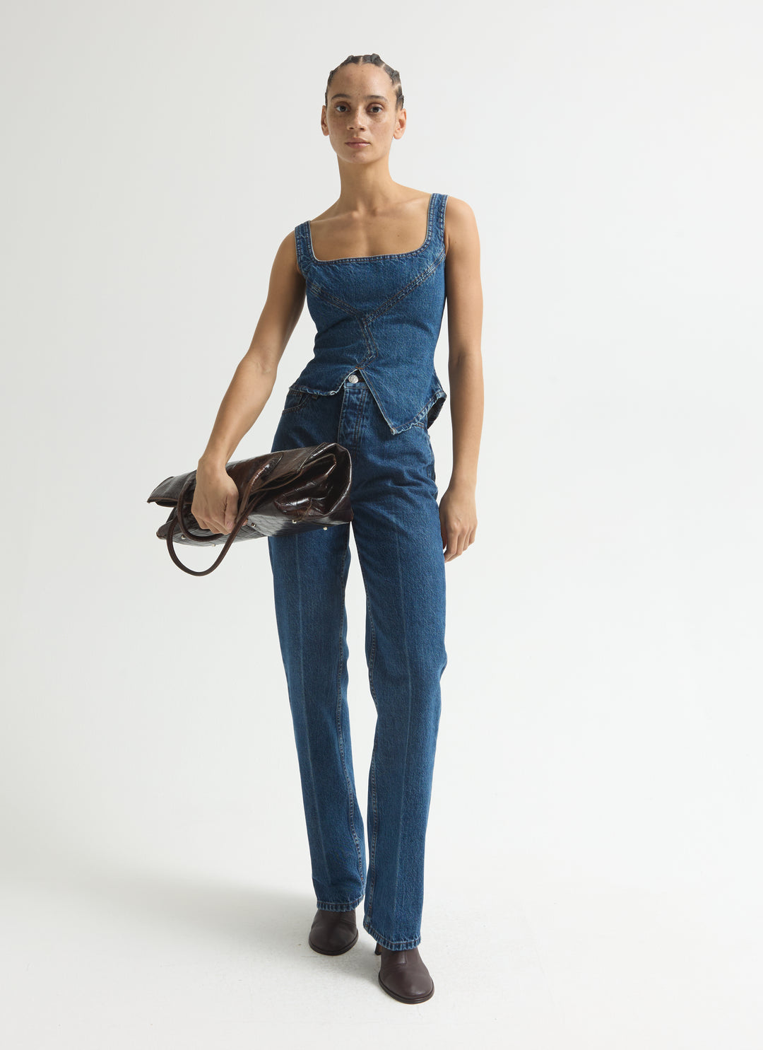 Broken Corset - Flat Blue