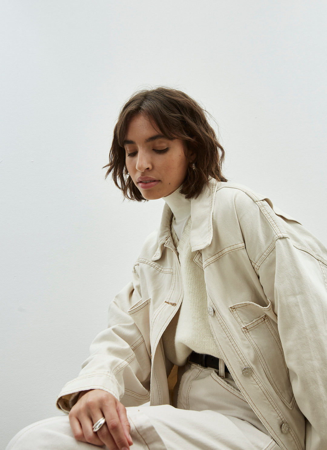 Lido Denim Jacket - Salt