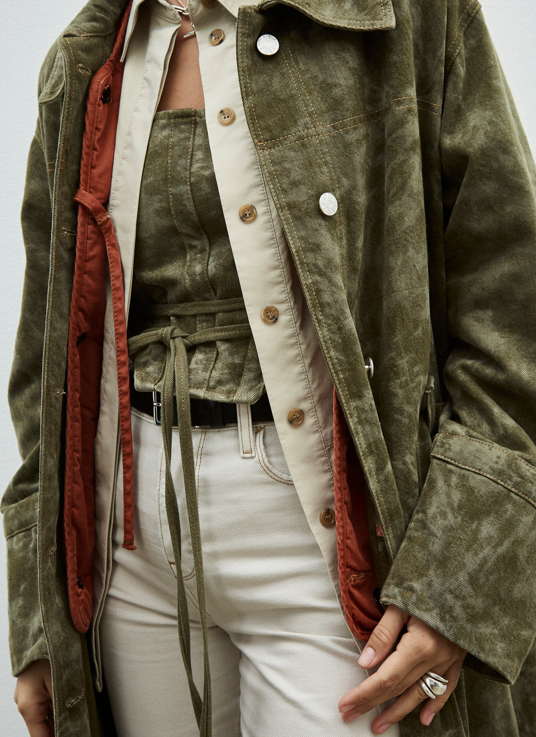 Ankle Car Coat - Winter Moss