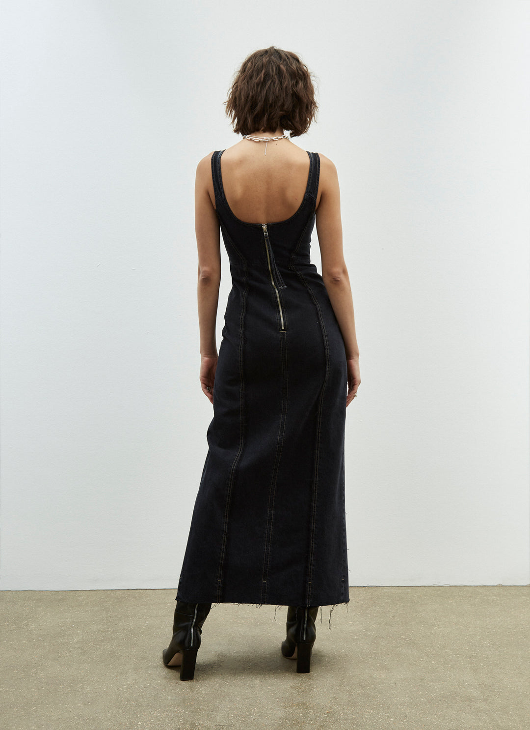 On Tap Midi Dress - Evening Black