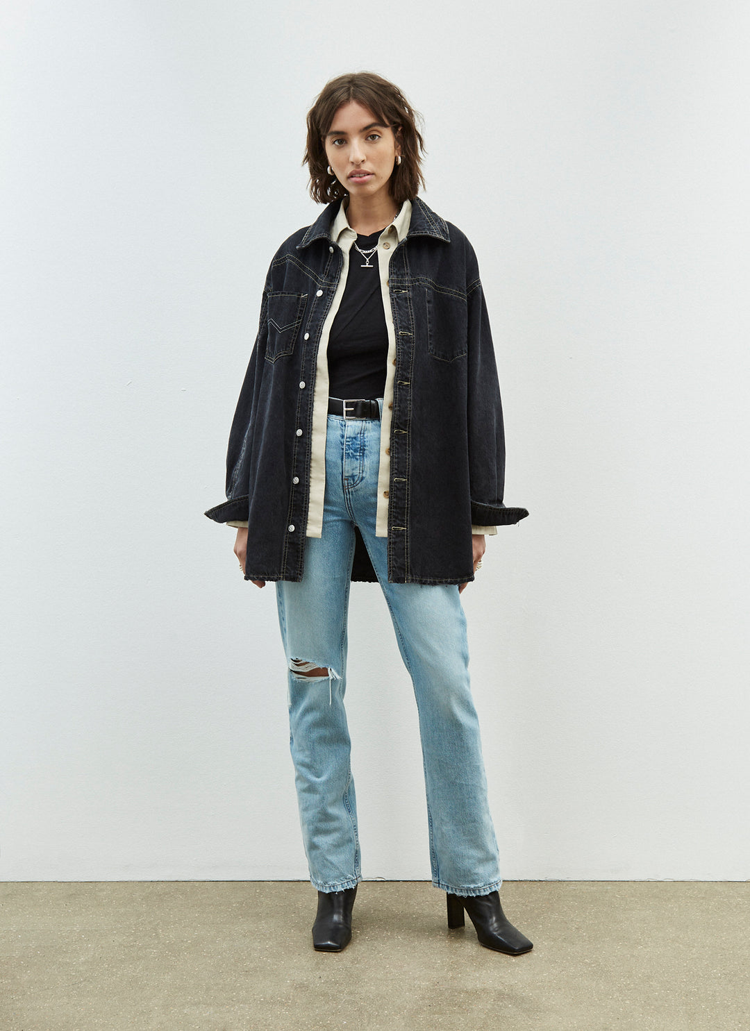 Split Back Alley Jeans - Canyon