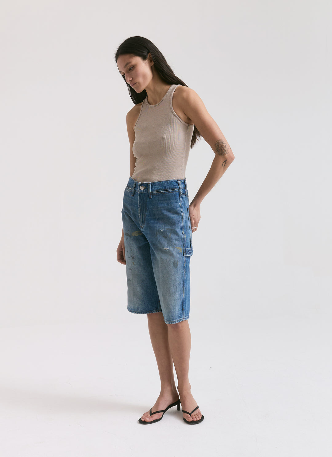Starch Short - Painterly Blue