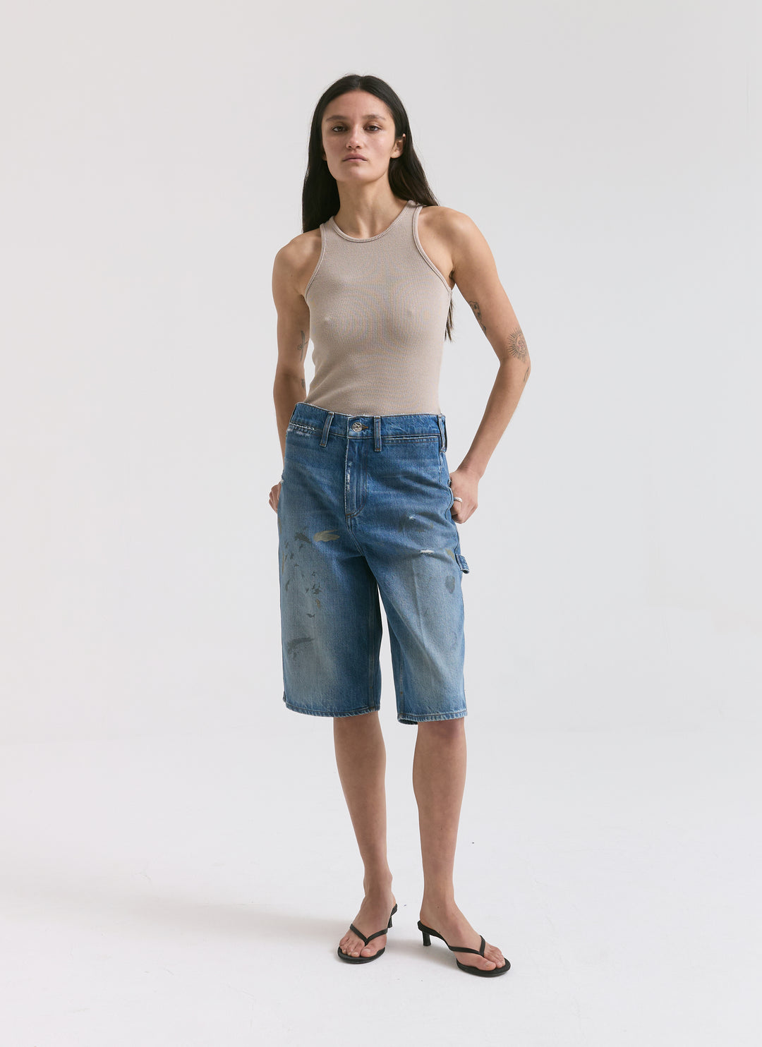 Starch Short - Painterly Blue