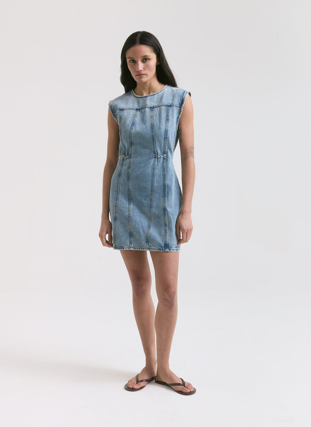 Open Back Mini Dress - Shipwreck