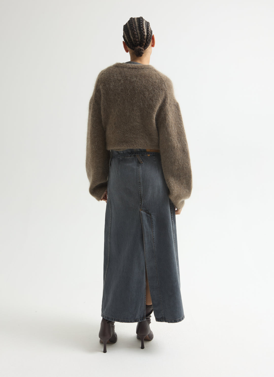 Serene Maxi Skirt - Charcoal