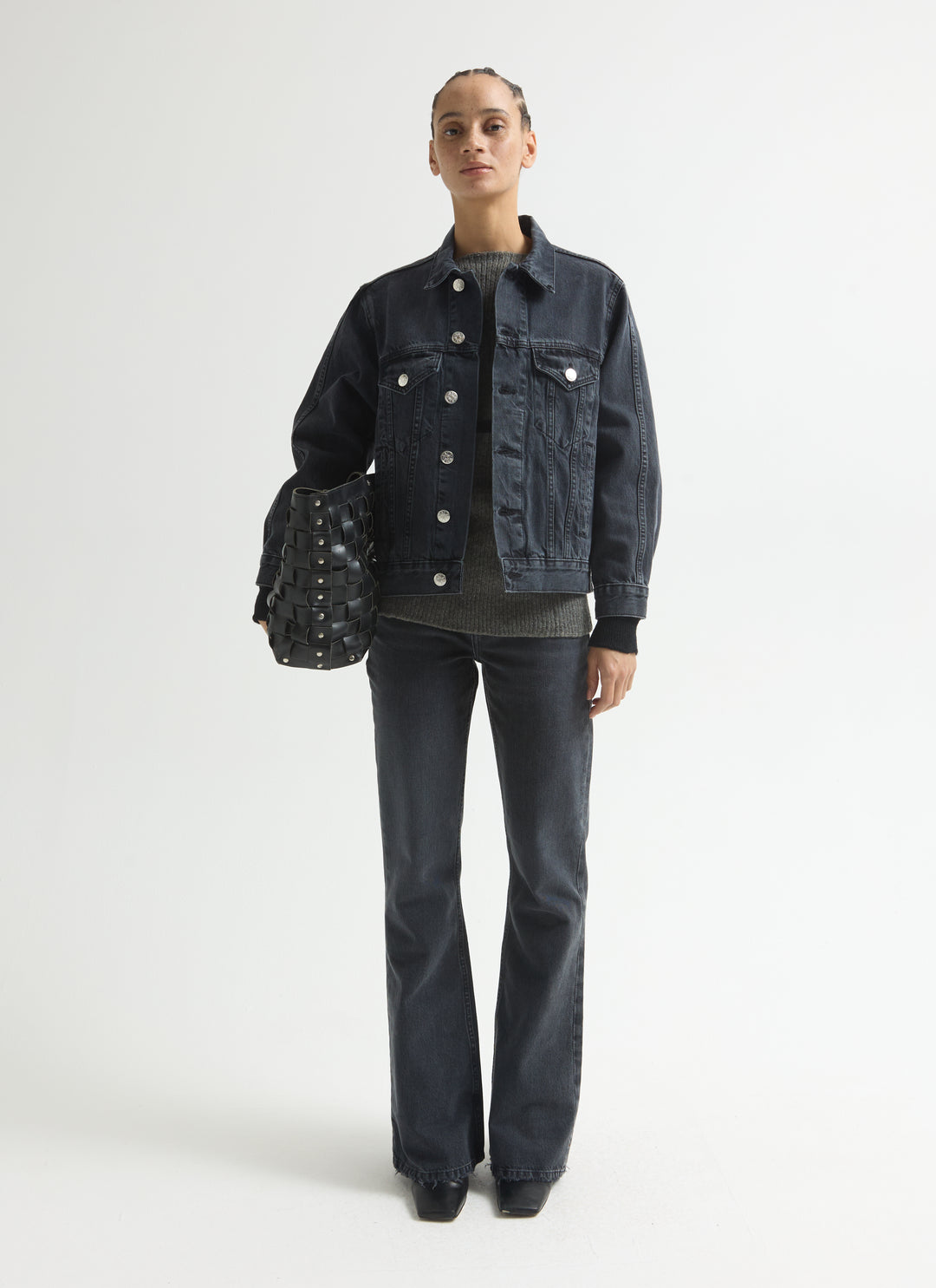 Slim Trucker Jacket - Hurricane