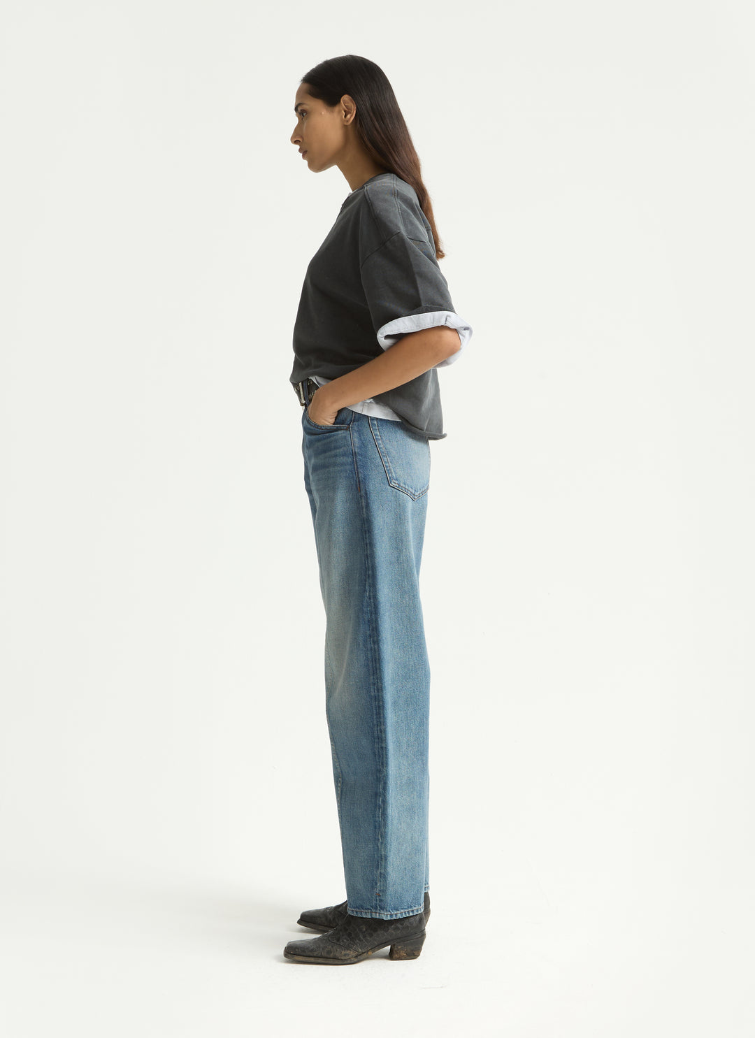 Lido Ankle - Smoke Blue