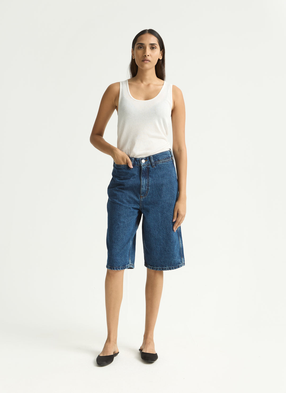 Starch Short - Flat Blue
