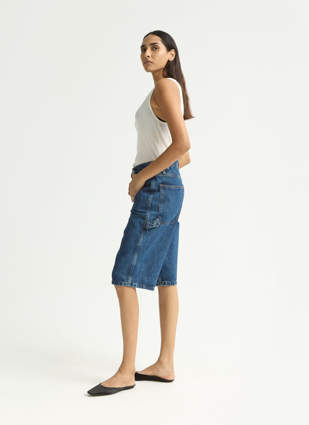 Starch Short - Flat Blue