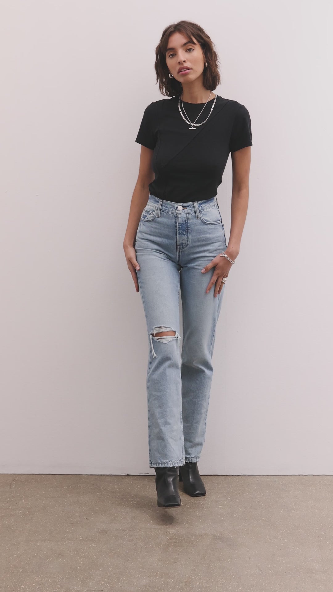 Split Back Alley Jeans - Canyon