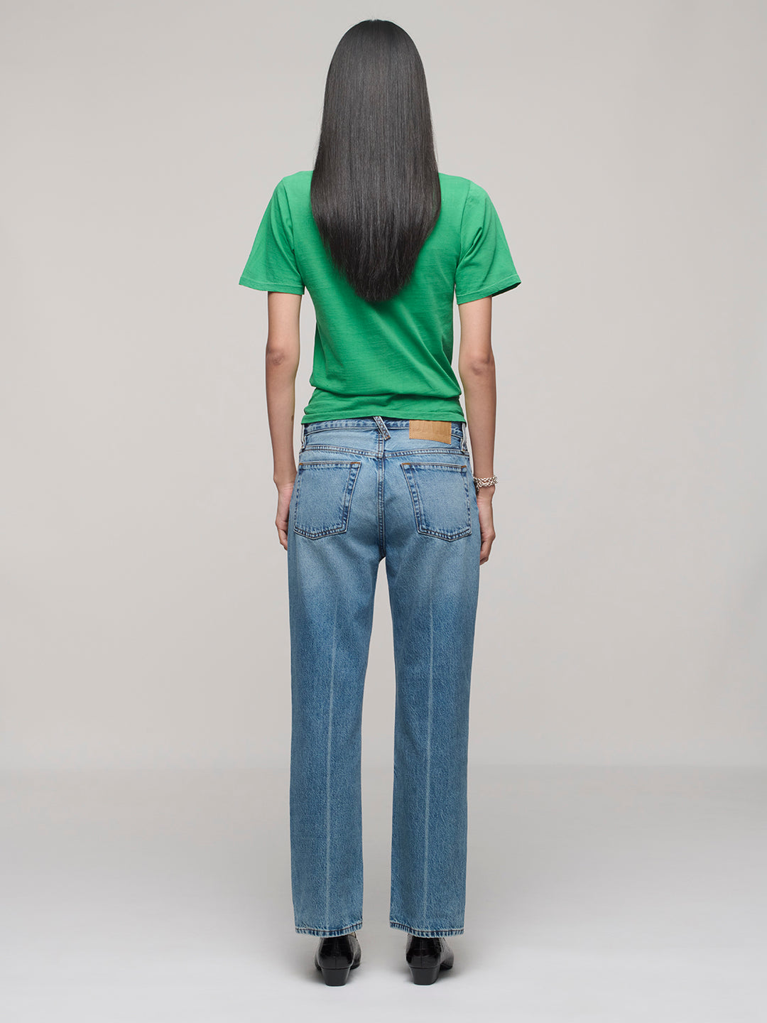 Calla Straight Ankle Jean - Attick Blue
