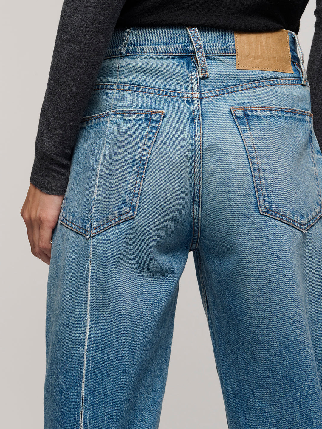 Alley Linear Repair Jeans - Attick Blue