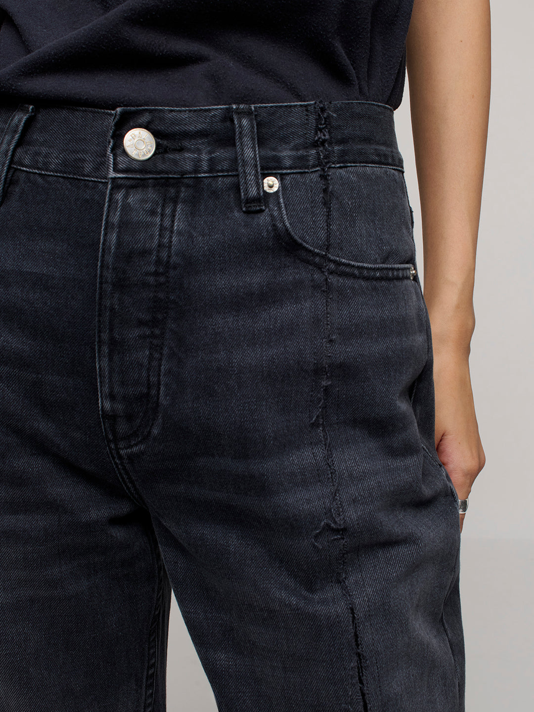 Alley Linear Repair Jeans - Hurricane