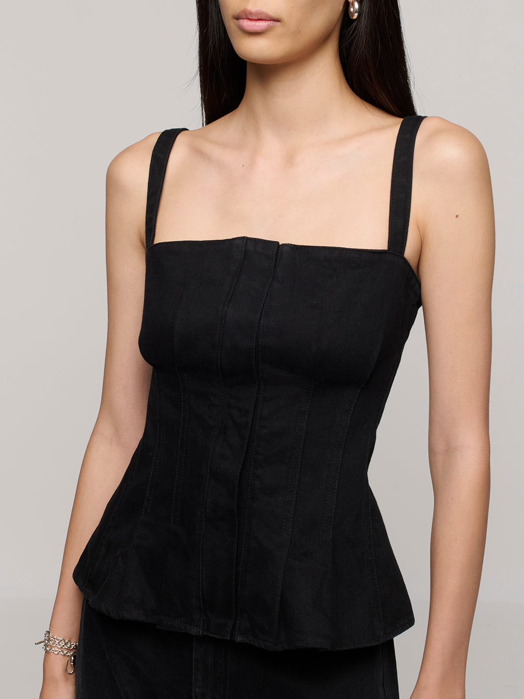 Strip Corset - One Year Black