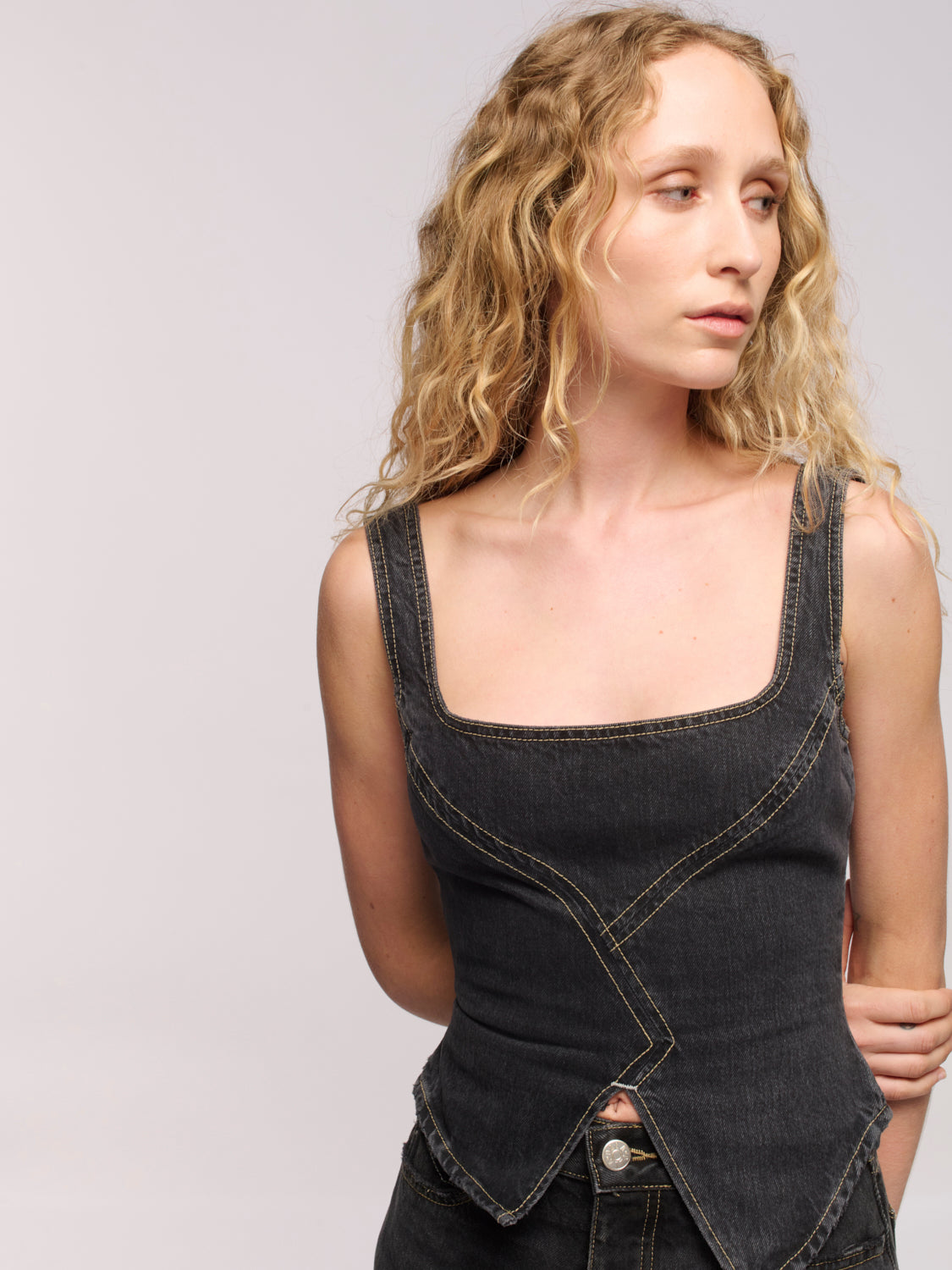 DALA Broken Corset Top - Hurricane | WEAR DALA – wear dala