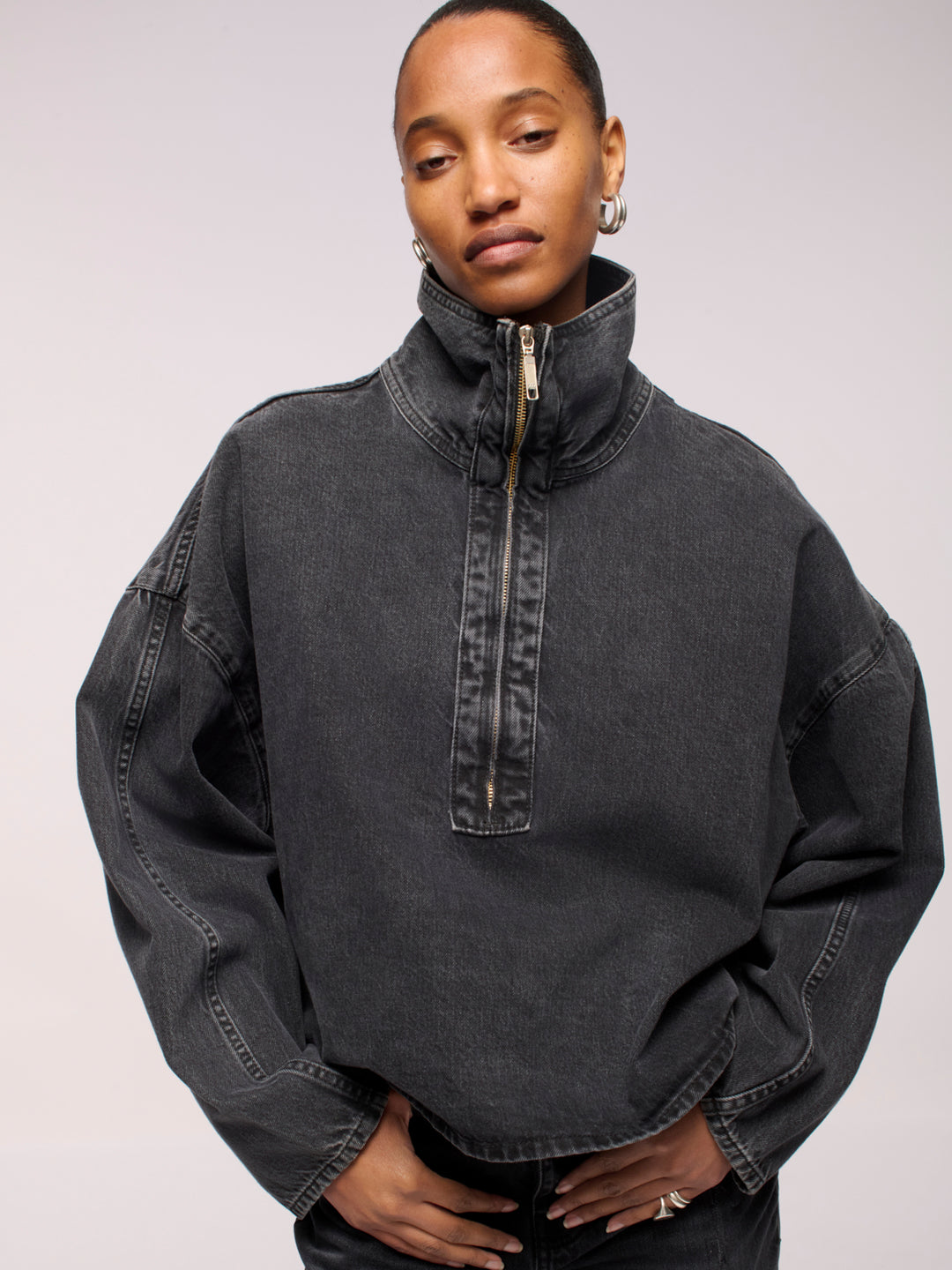 Denim Funnel Popover - Hurricane