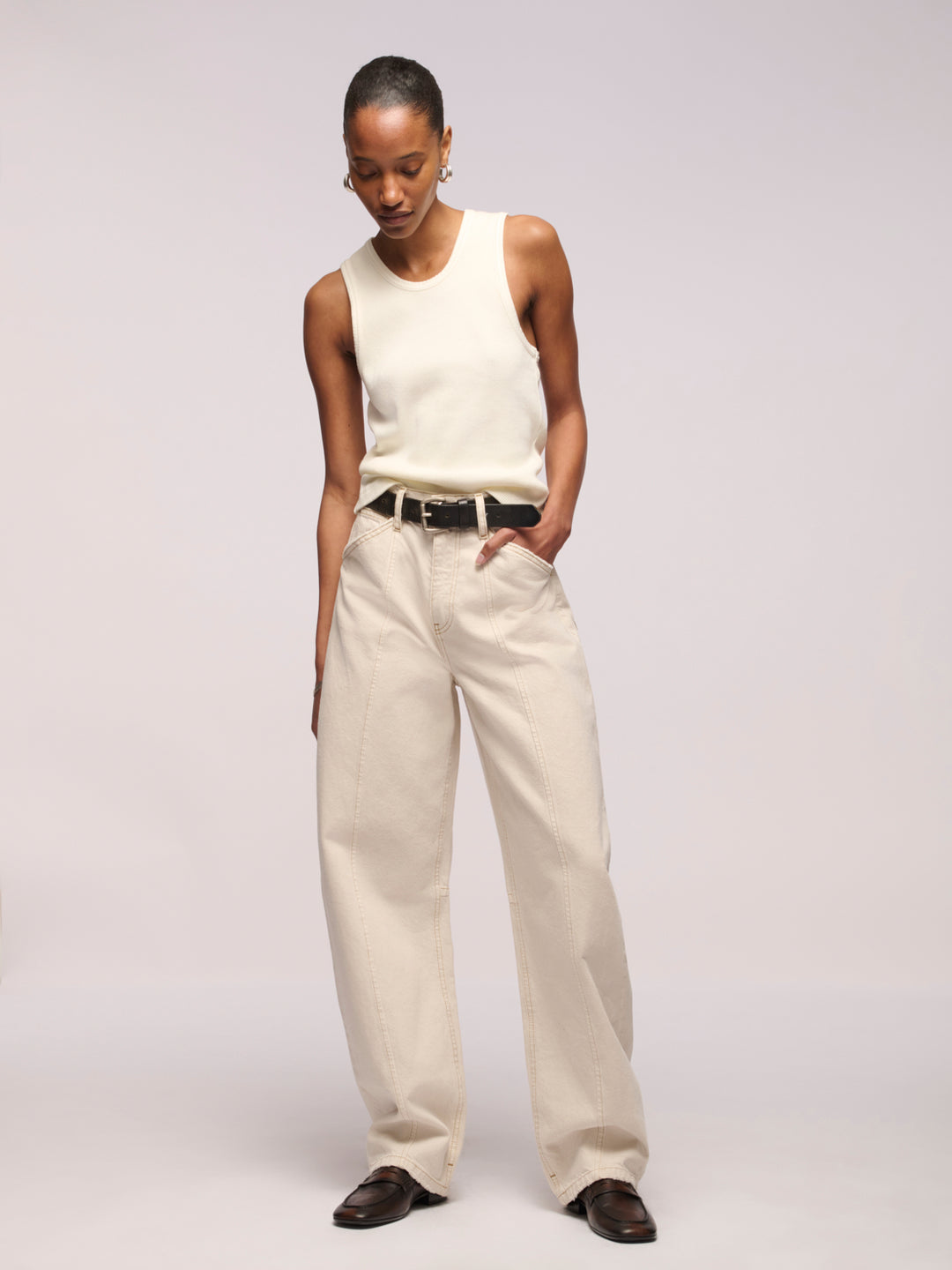 Lido Flatseam Jeans - Salt