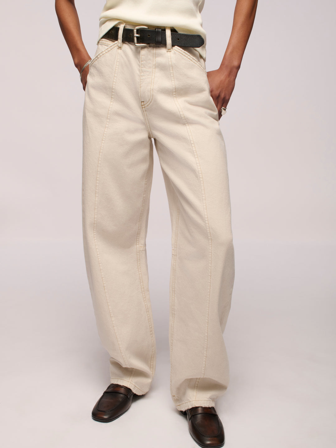Lido Flatseam Jeans - Salt