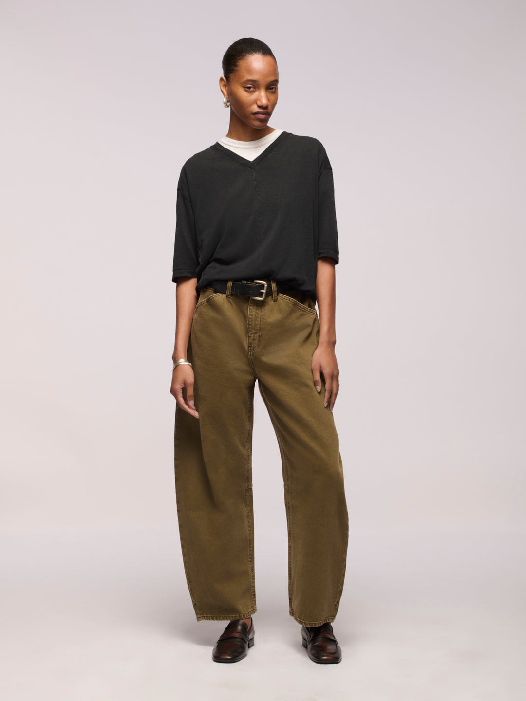 Lido Ankle Jeans - Dark Olive