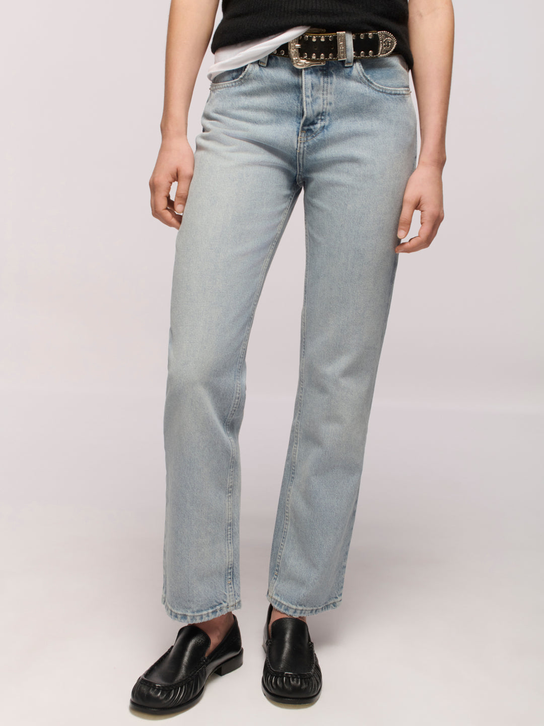 Calla Straight Ankle Jeans - Pacifica
