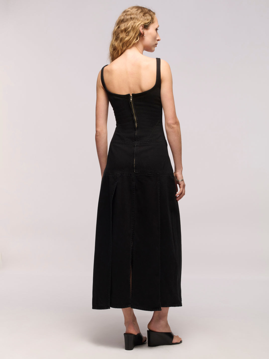 Strip Dress - One Year Black
