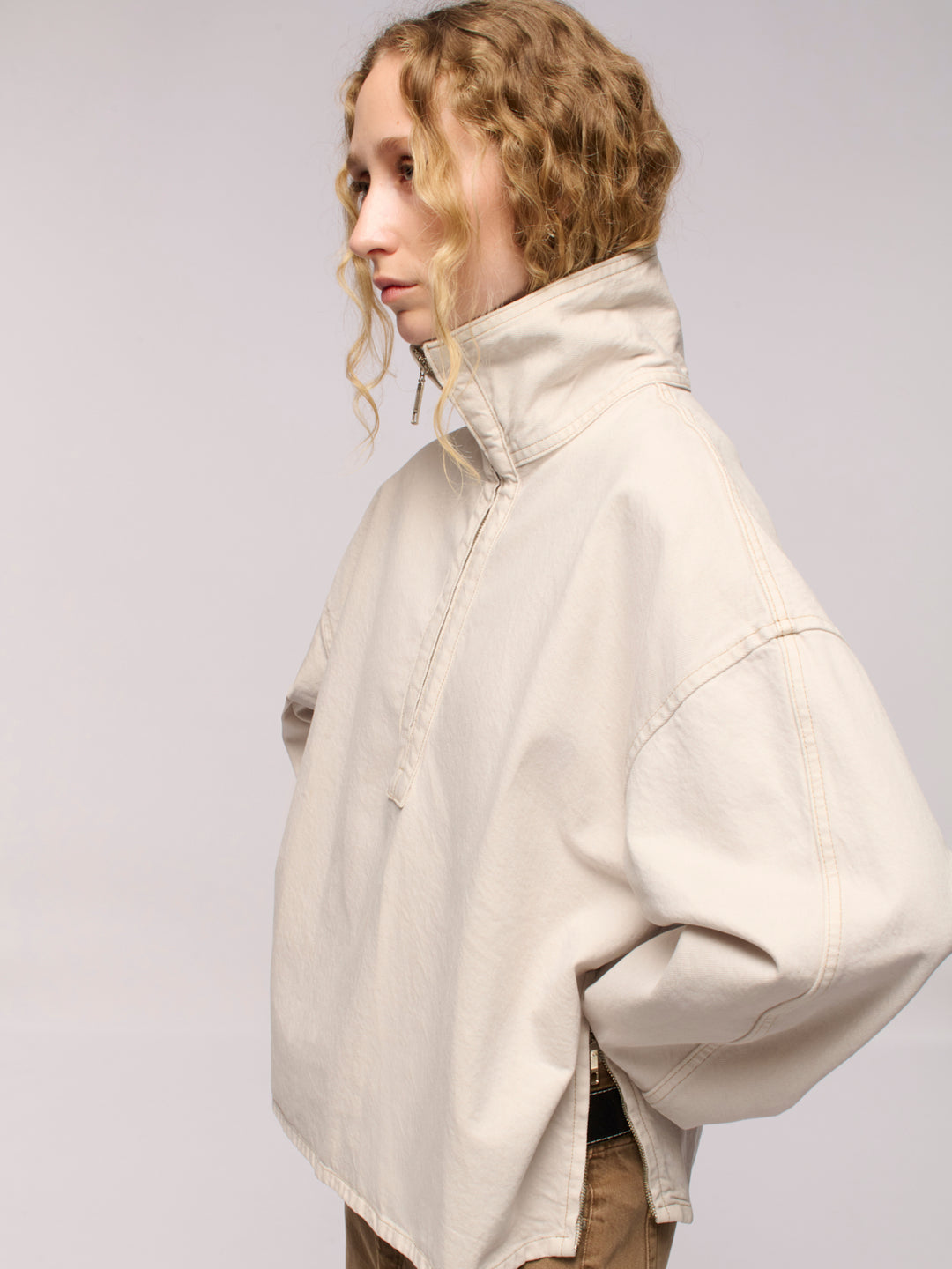Denim Funnel Popover - Salt