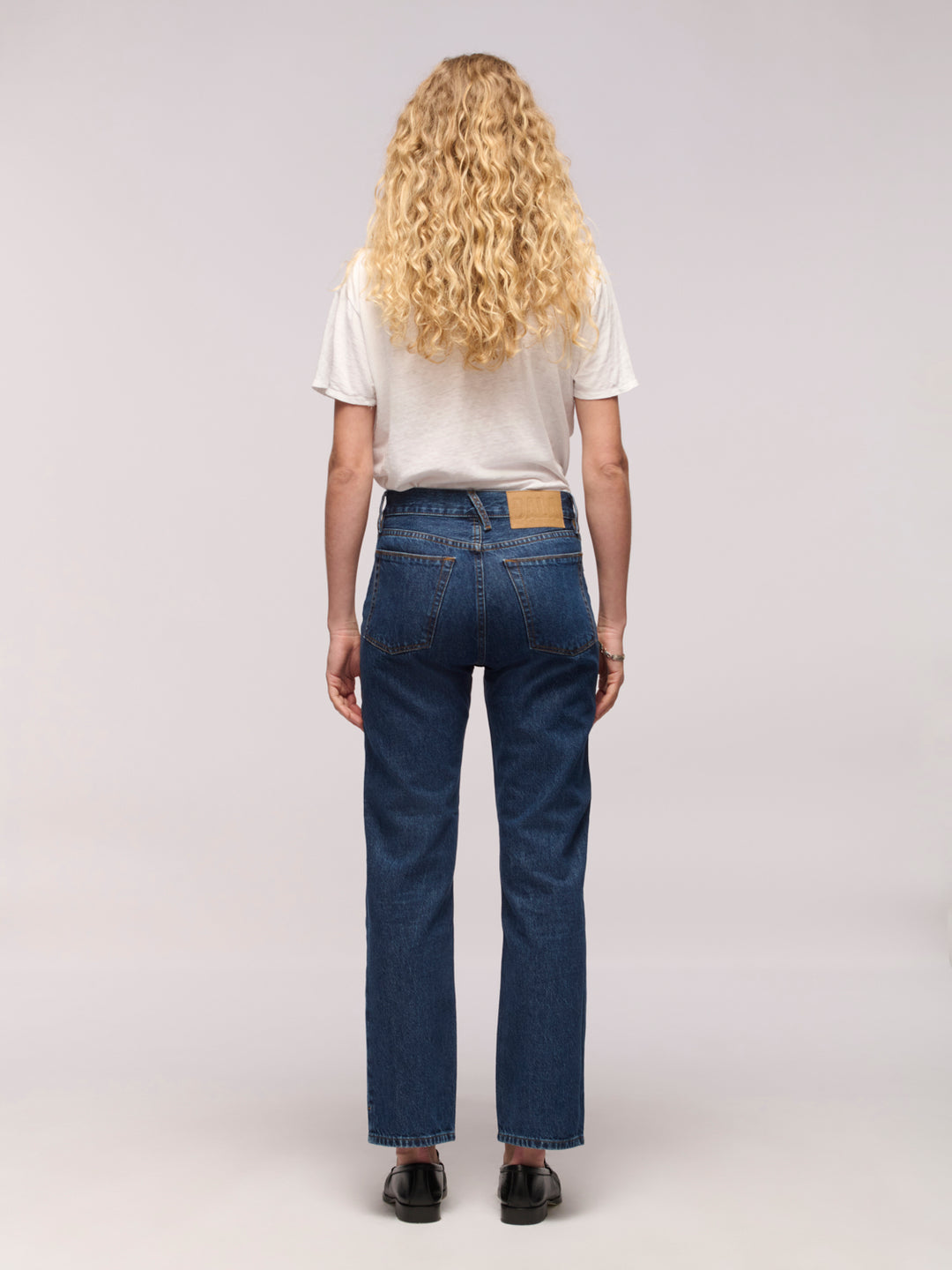 Calla Straight Ankle Jeans - True Blue