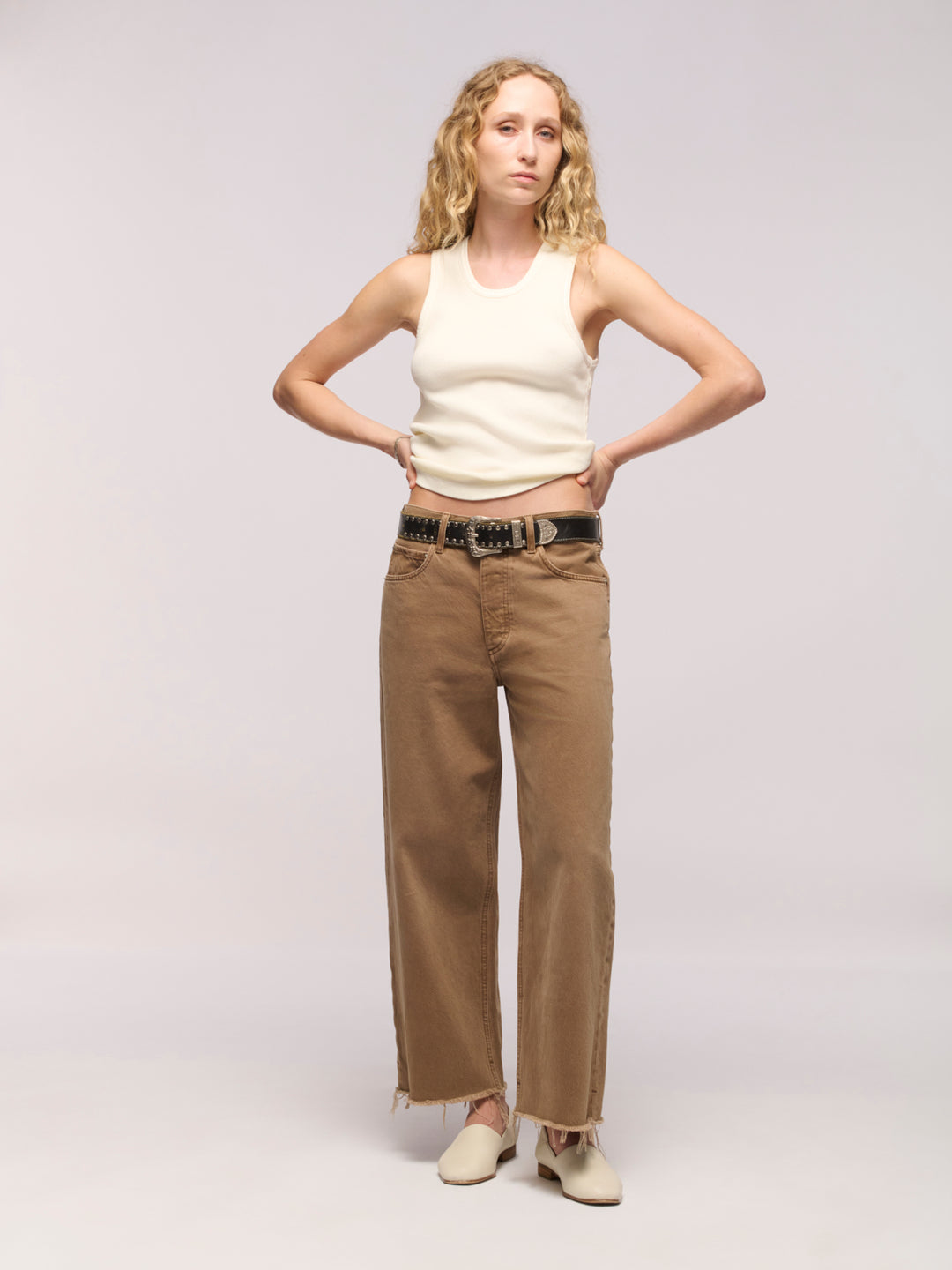 Isle Ankle Jeans - Oak Brown