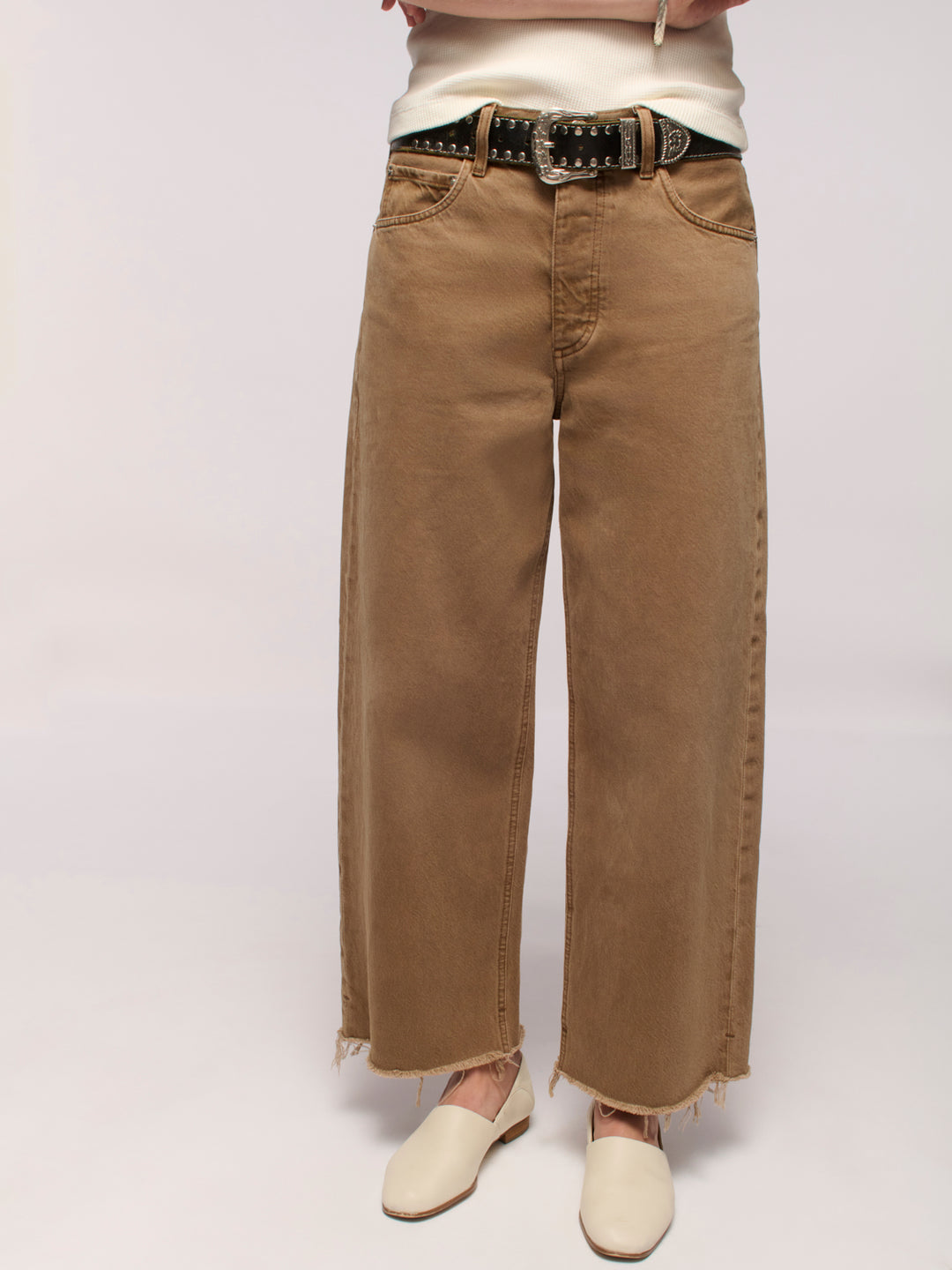 Isle Ankle Jeans - Oak Brown
