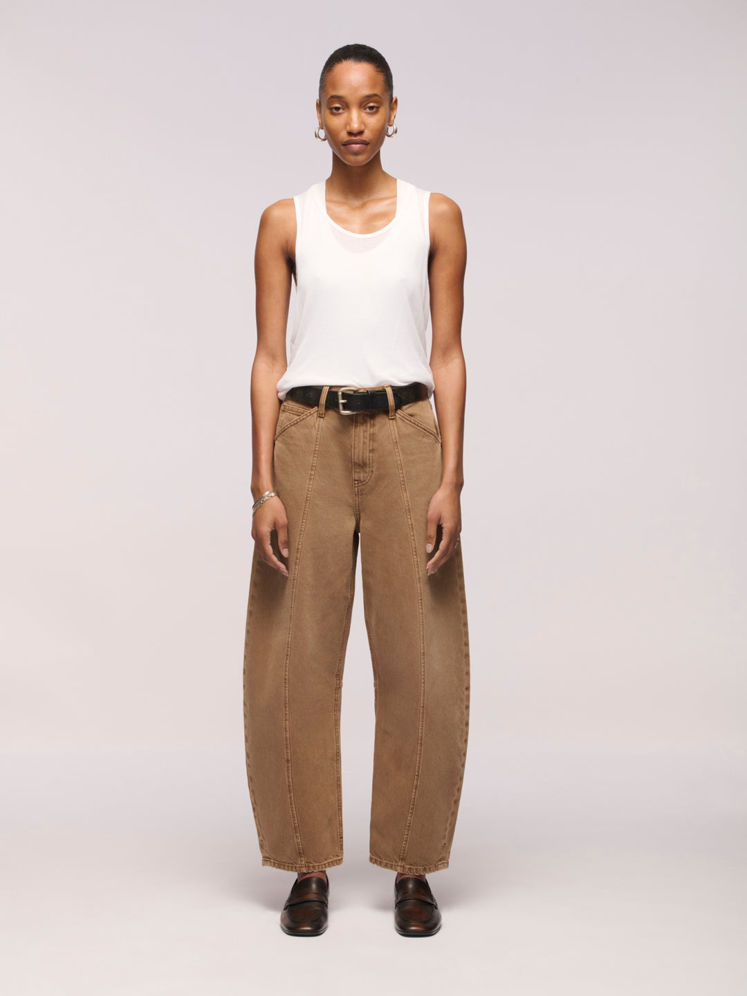 Lido Ankle Jean - Oak Brown