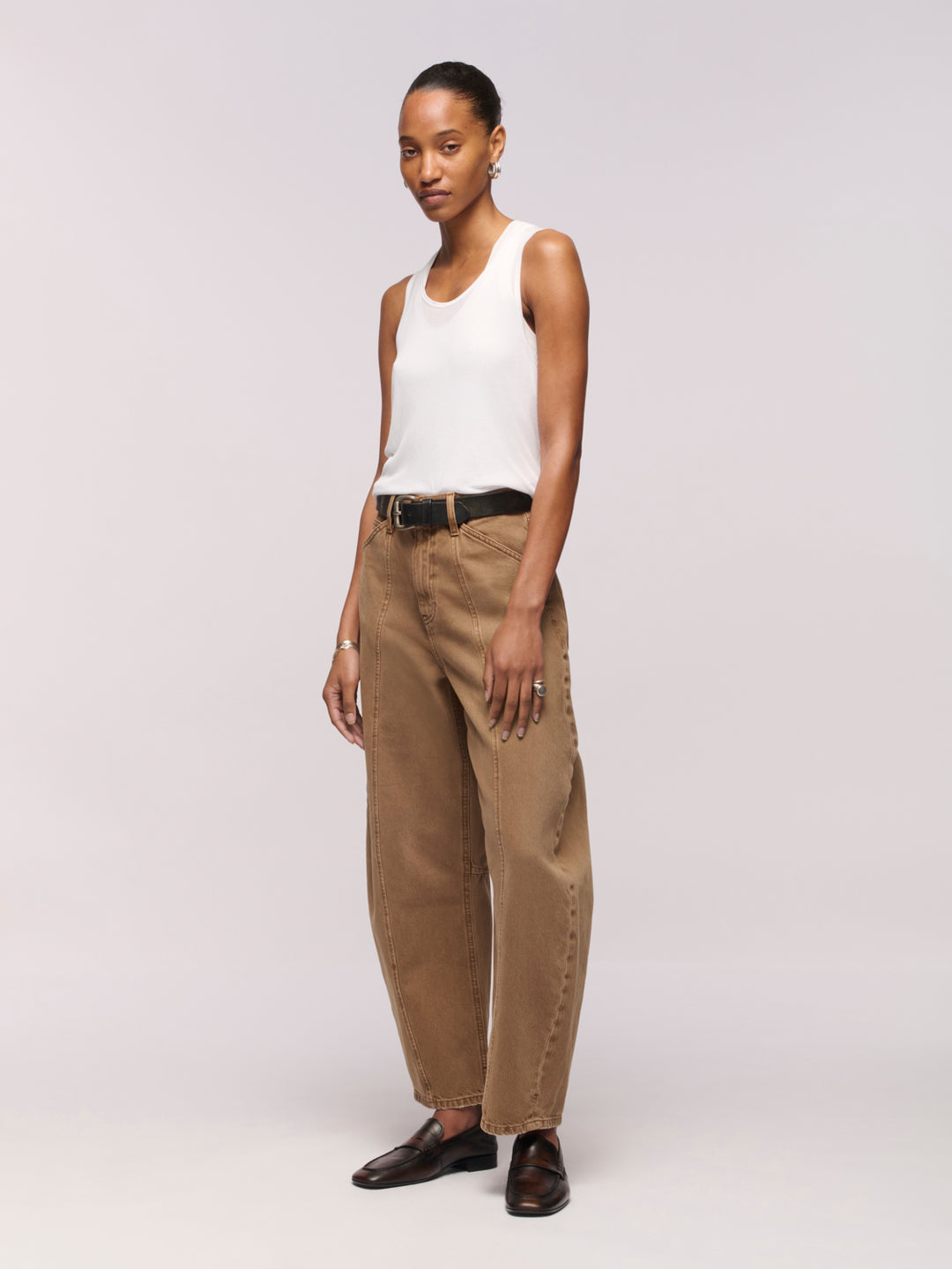 Lido Ankle Jean - Oak Brown
