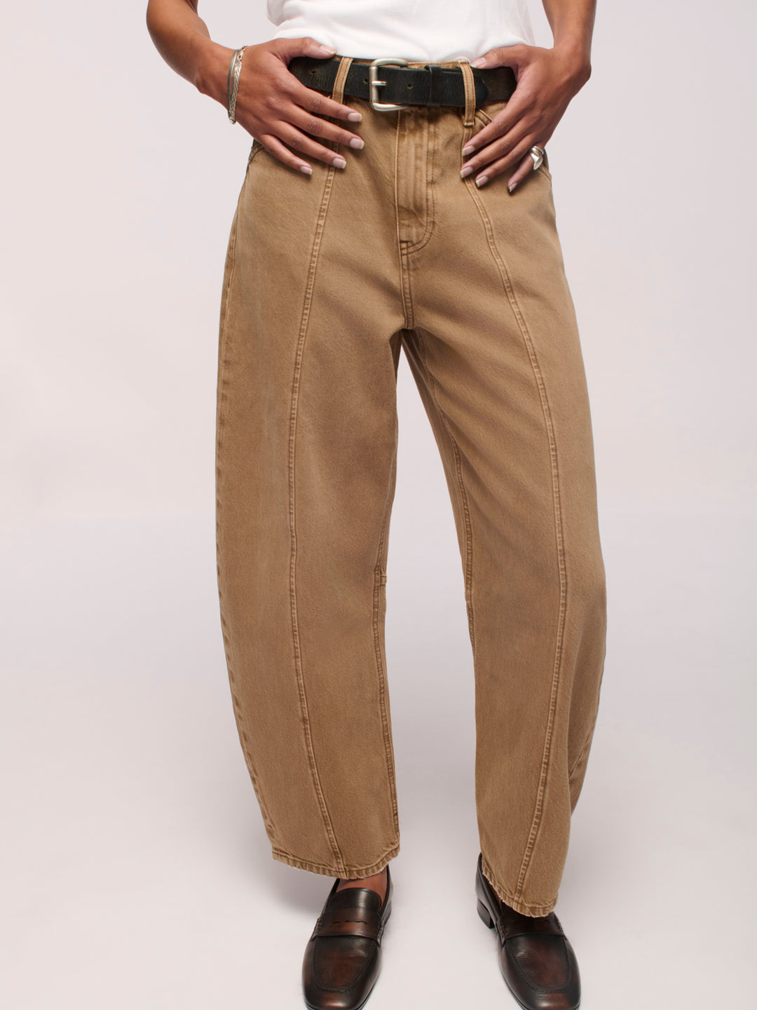 Lido Ankle Jean - Oak Brown