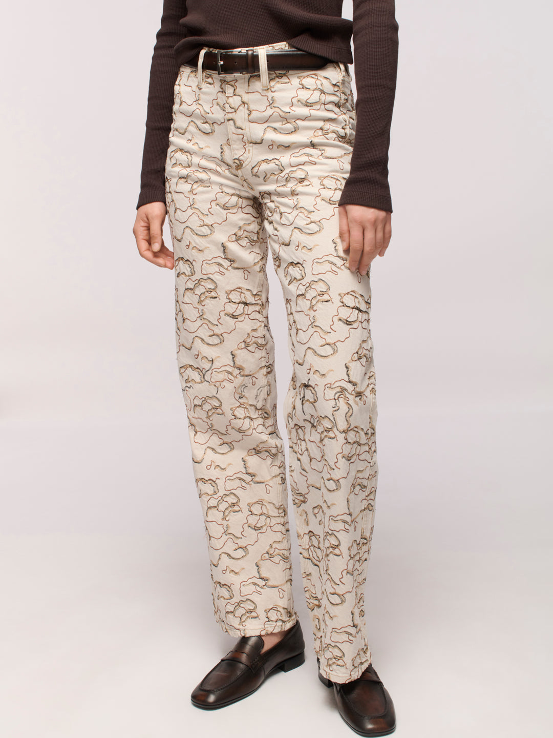 Ever Jean - Fiori Embroidery