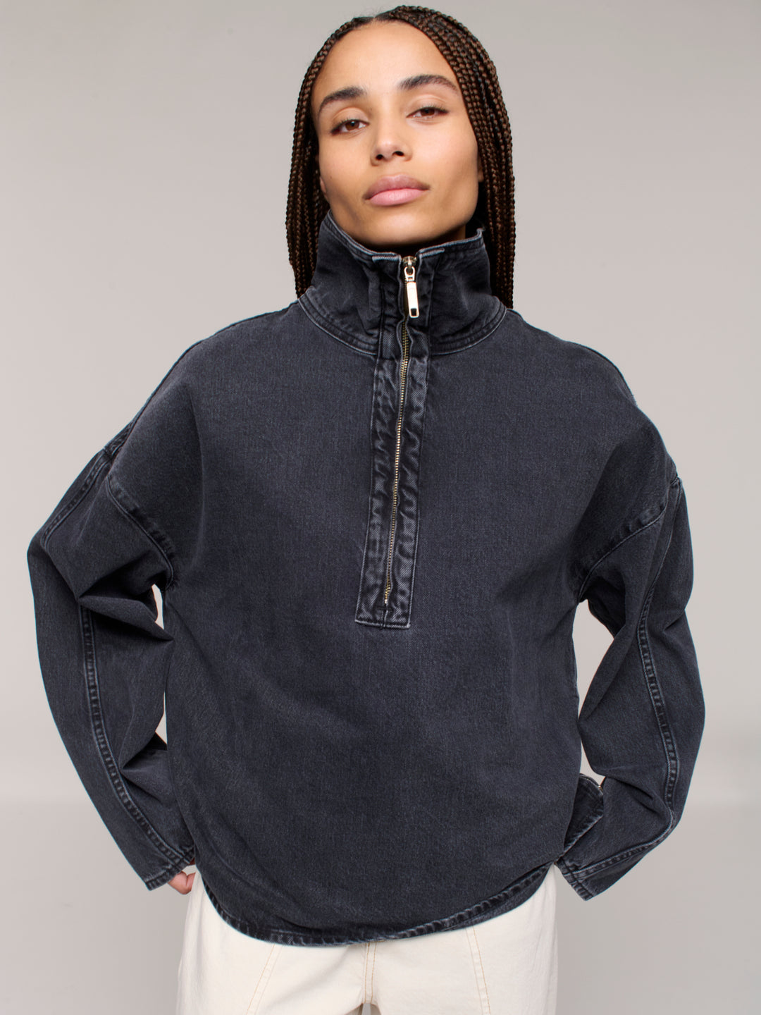 Denim Funnel Popover - Hurricane