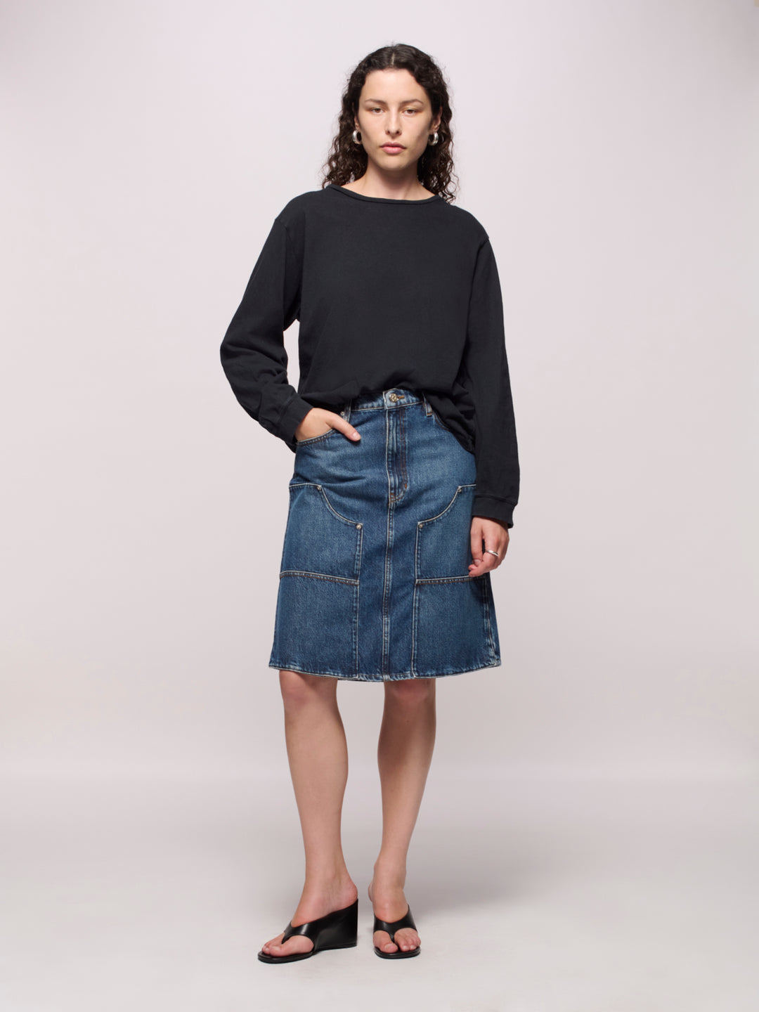 Workers Skirt - Archive Blue