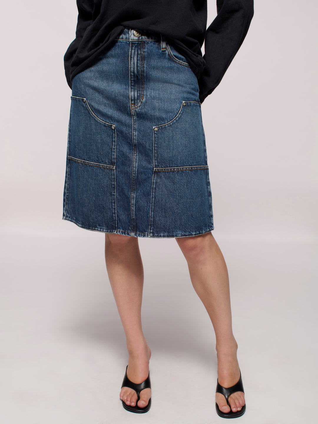 Workers Skirt - Archive Blue