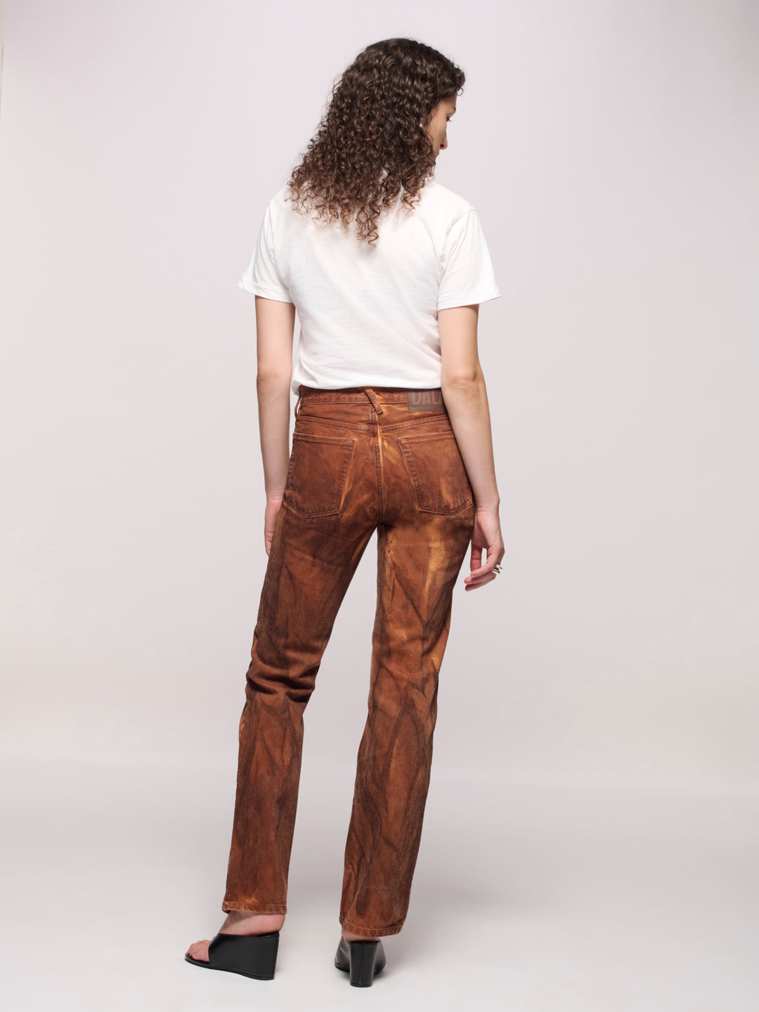 Calla Straight Full Jean - Rusty