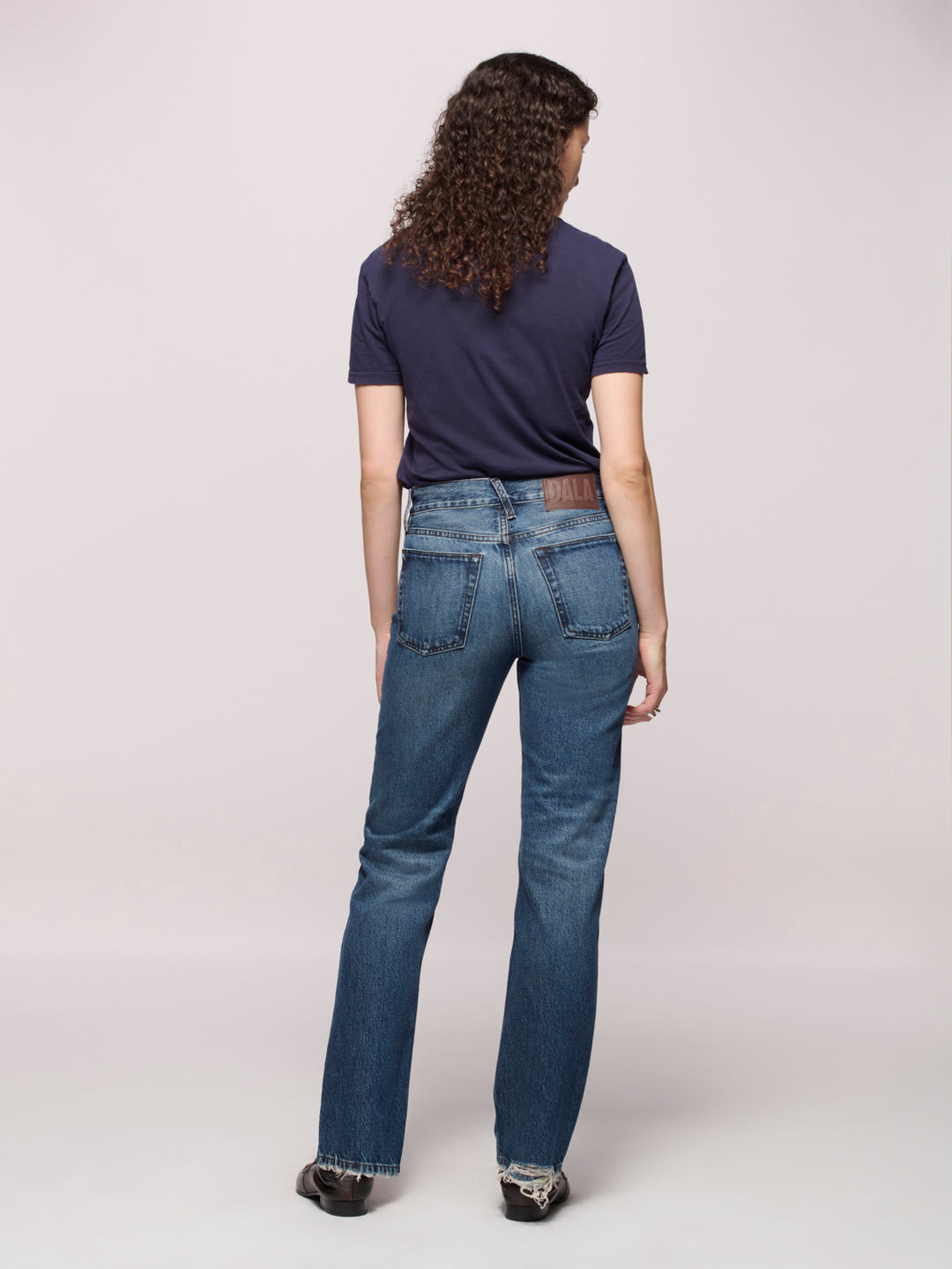 Calla Straight Ankle Jean - Archive Blue