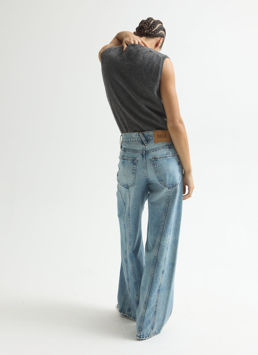 Contoured Sling Jeans - Blue 82