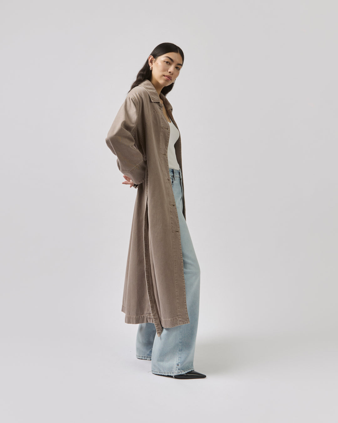 Ankle Car Coat - Pure Cashmere