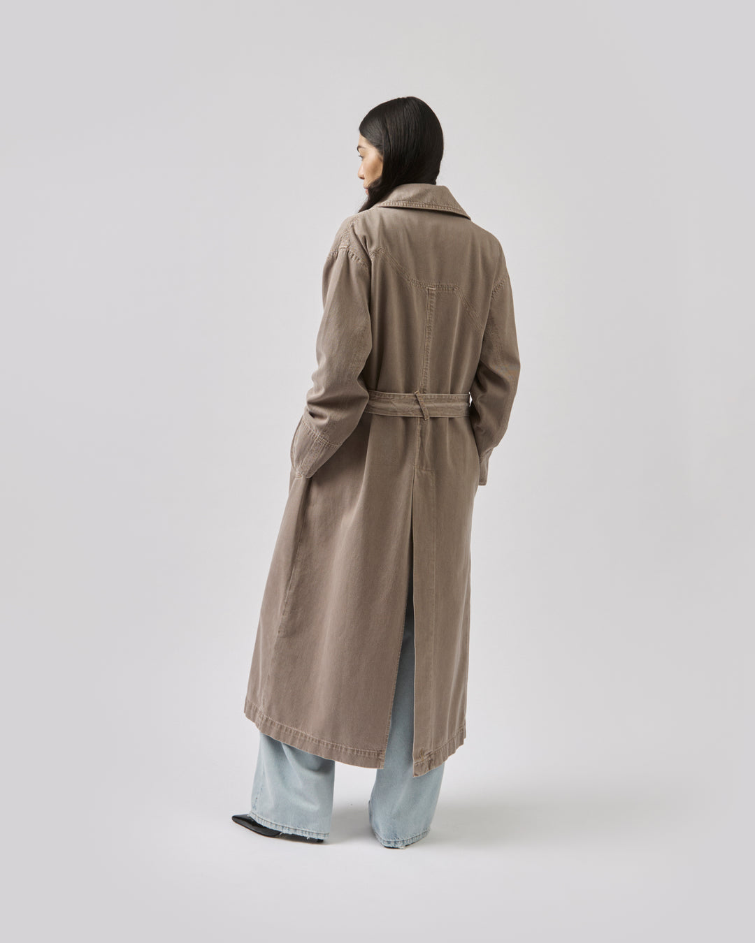 Ankle Car Coat - Pure Cashmere