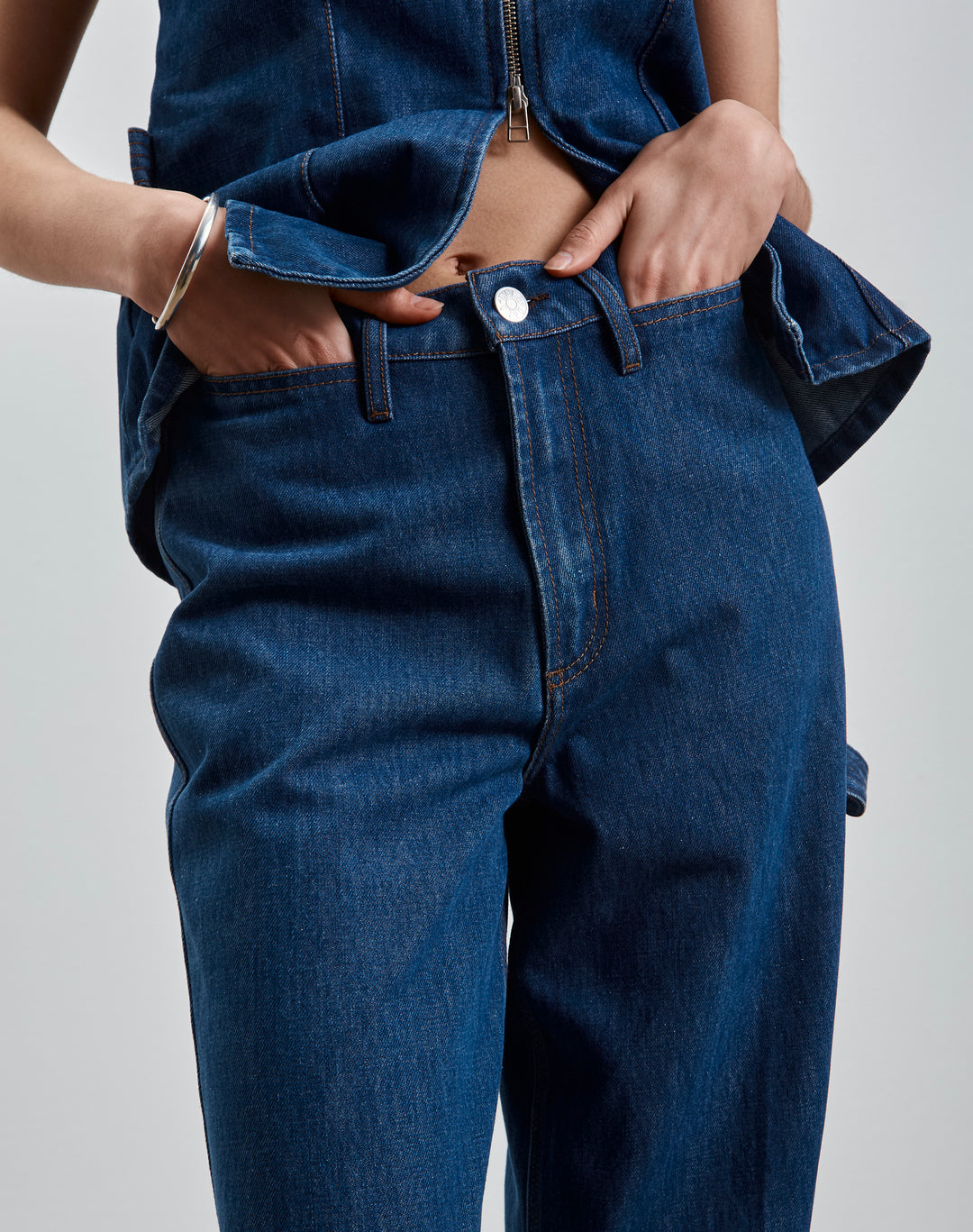 Starch Jean - Press Blue