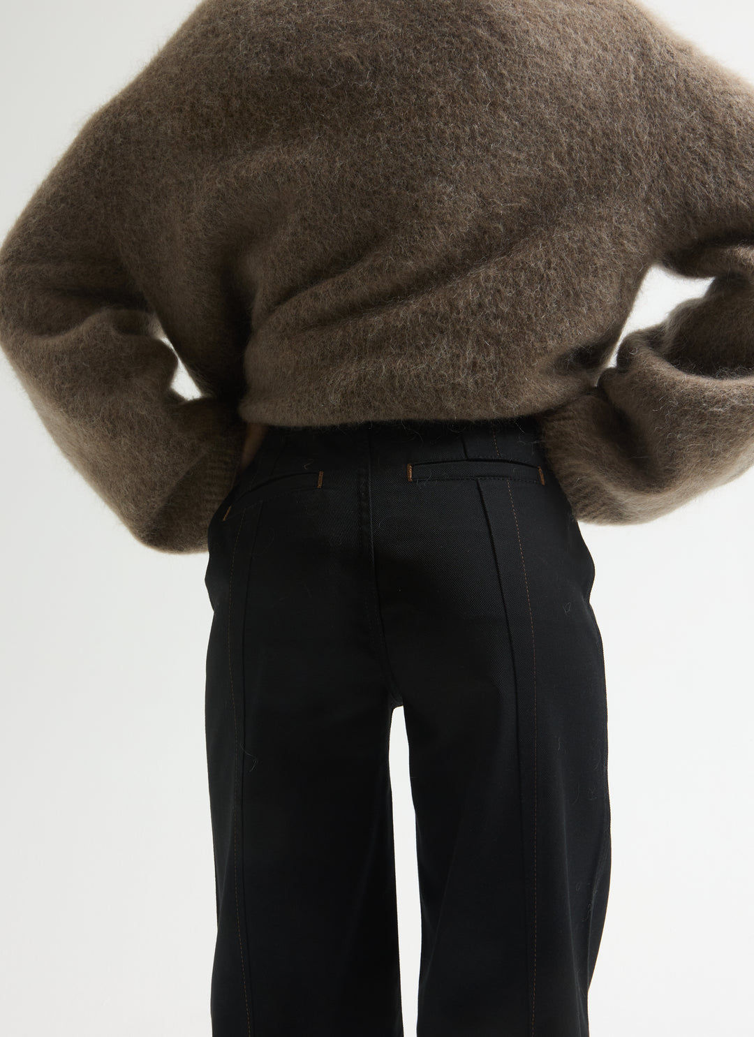 Vidro Dart Back Trouser - Collect Black