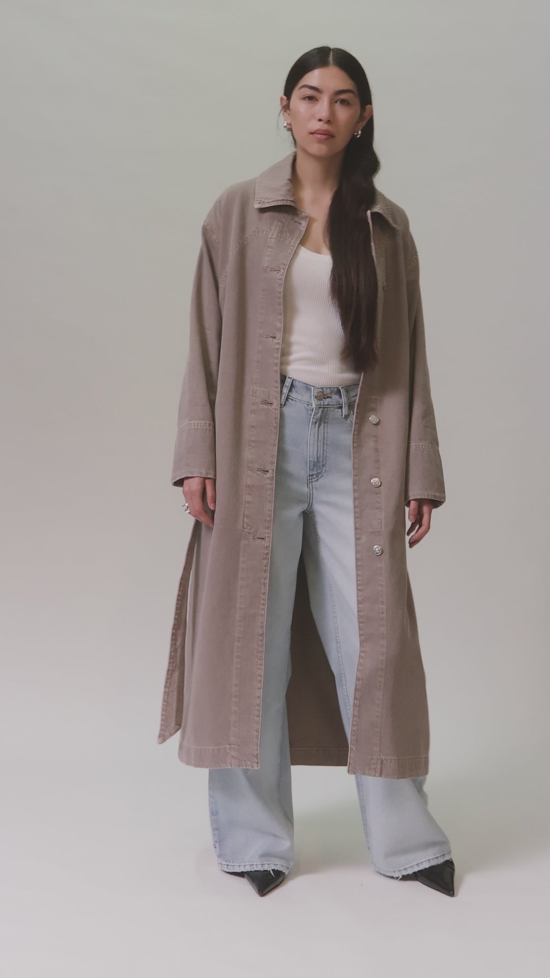 Ankle Car Coat - Pure Cashmere